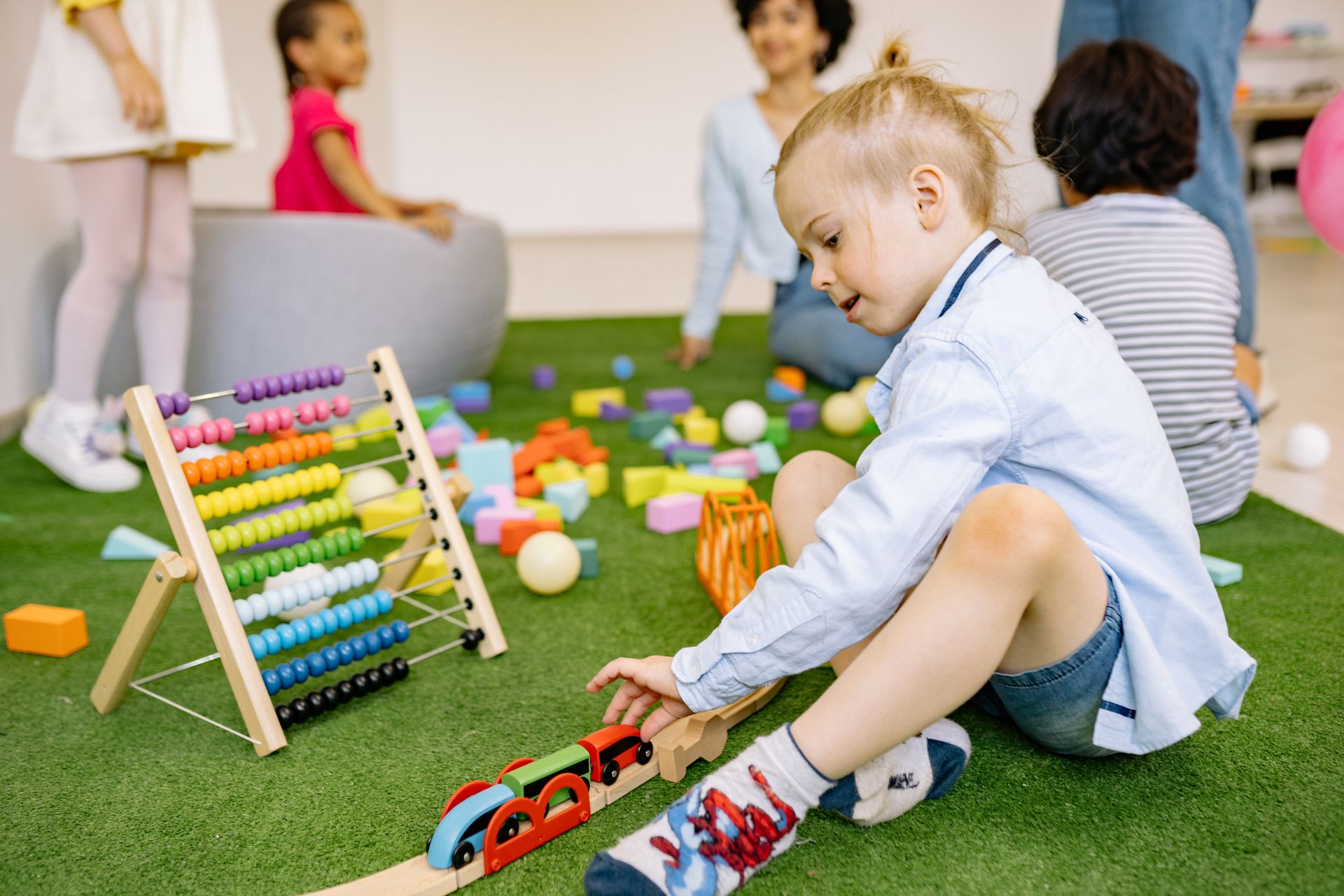 Children playing together